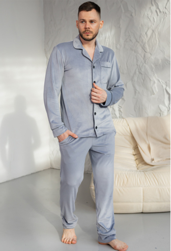 Пижама мужская велюровая BO.Brand 201134