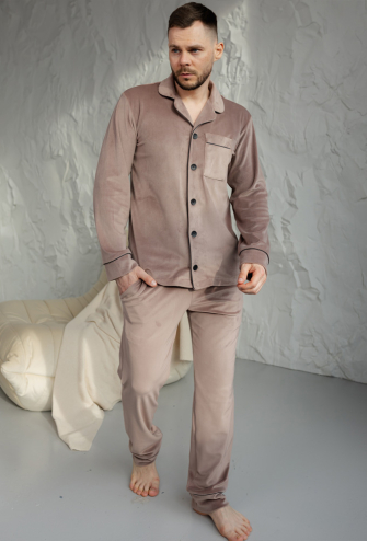 Пижама мужская велюровая BO.Brand 201135