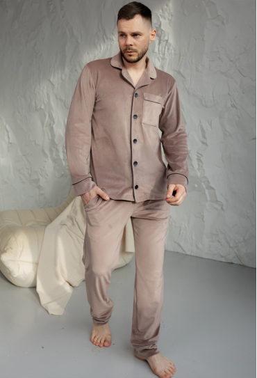 Пижама мужская велюровая BO.Brand 201135