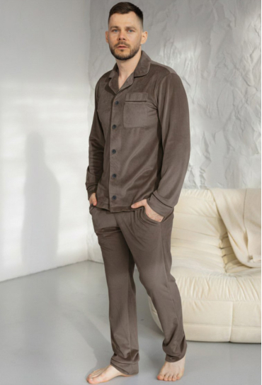 Пижама мужская велюровая BO.Brand 201146