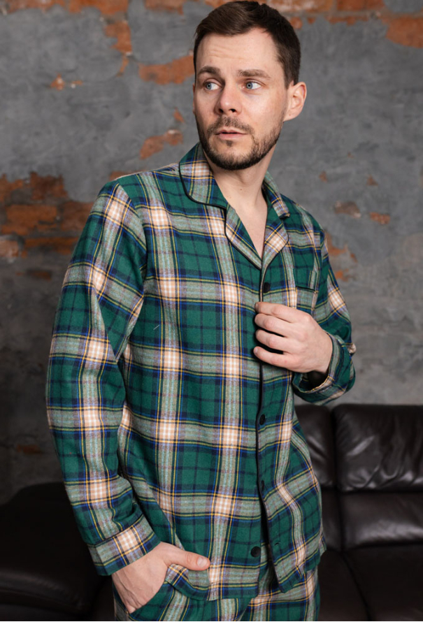 Піжама чоловіча фланелева BO.Brand 202000 фото