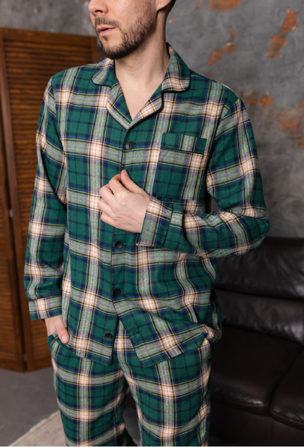Піжама чоловіча фланелева BO.Brand 202000 фото