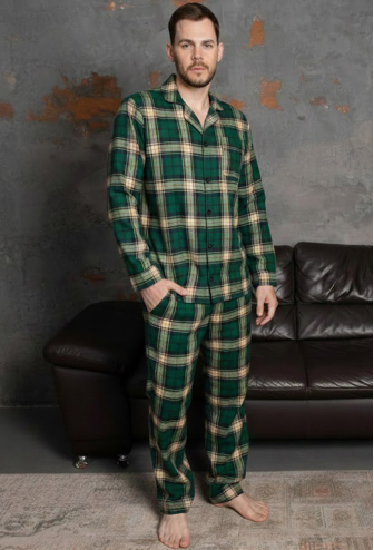 Пижама мужская фланелевая BO.Brand 202000-3