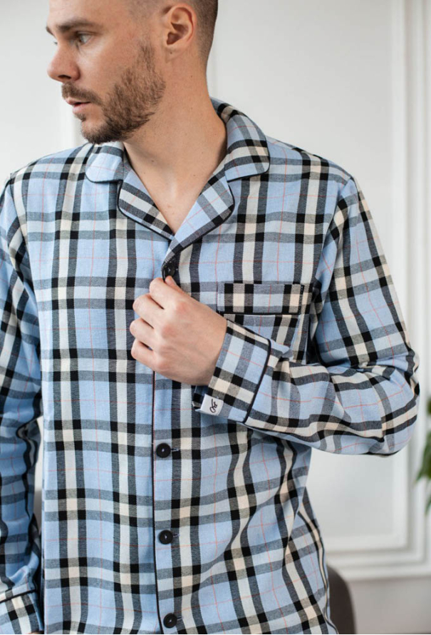 Пижама мужская фланелевая BO.Brand 201106 фото