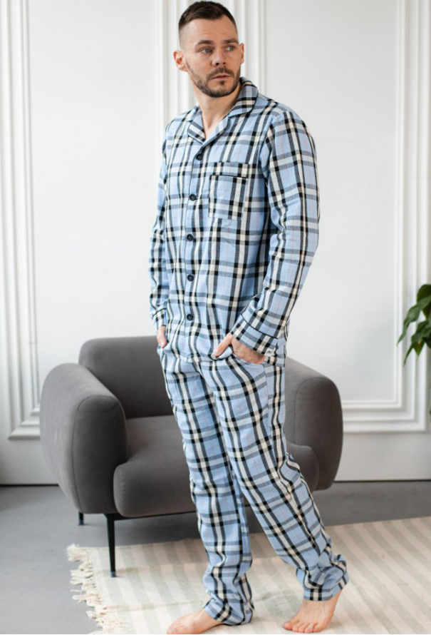 Пижама мужская фланелевая BO.Brand 201106 фото
