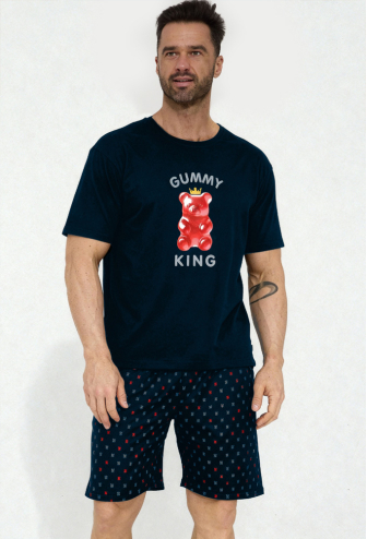 Пижама мужская хлопок Gummy King Cornette 326/205