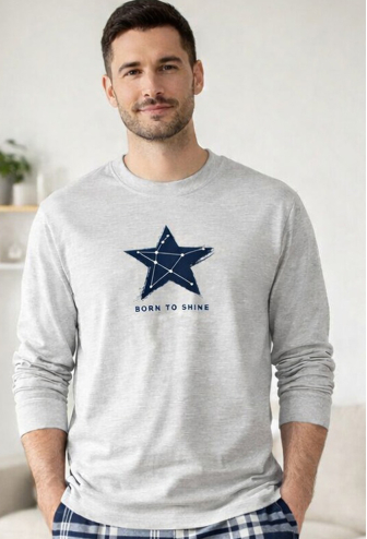 Пижама мужская хлопок Born To Shine Cosy TL590
