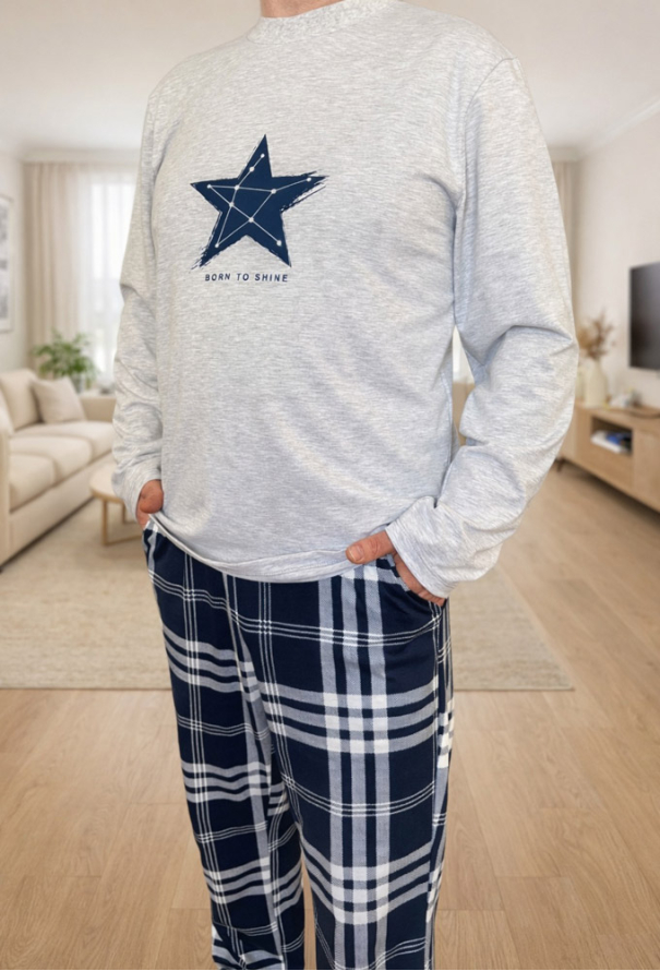 Пижама мужская хлопок Born To Shine Cosy TL590 фото