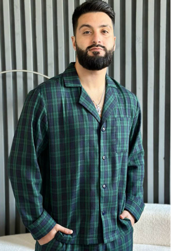 Пижама мужская фланелевая Bruklin Cosy F231P