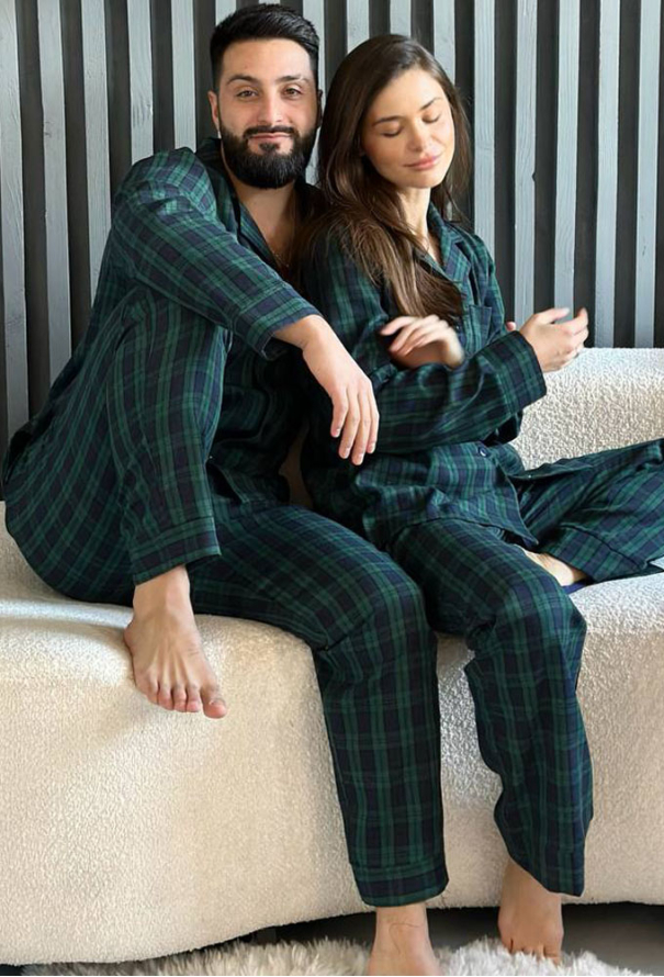 Пижама мужская фланелевая Bruklin Cosy F231P фото