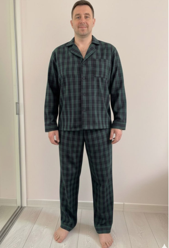 Пижама мужская фланелевая Bruklin Cosy F231P