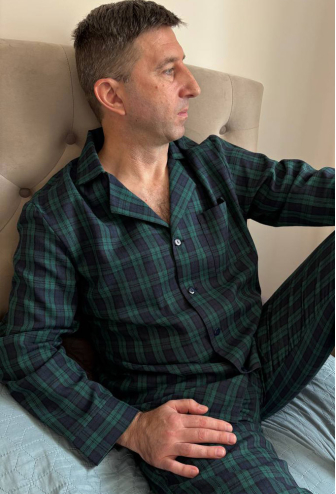 Пижама мужская фланелевая Bruklin Cosy F231P