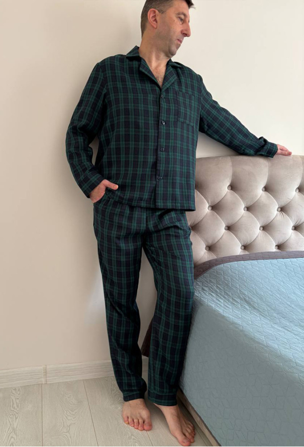 Пижама мужская фланелевая Bruklin Cosy F231P фото