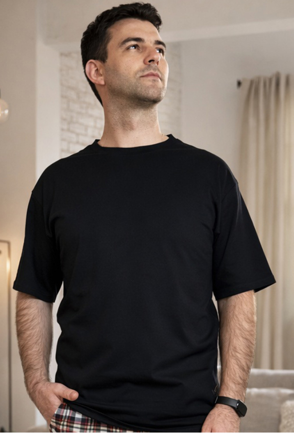 Пижама мужская хлопок City Chill Cosy T290 фото