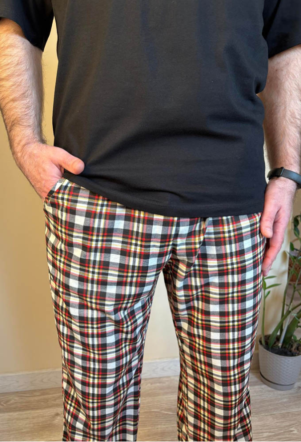 Пижама мужская хлопок City Chill Cosy T290 фото