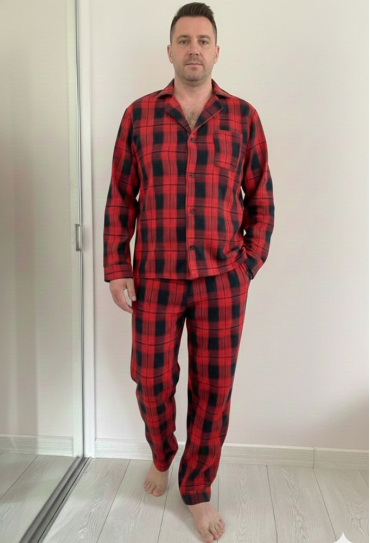 Піжама чоловіча фланелева Glen Cosy F221P