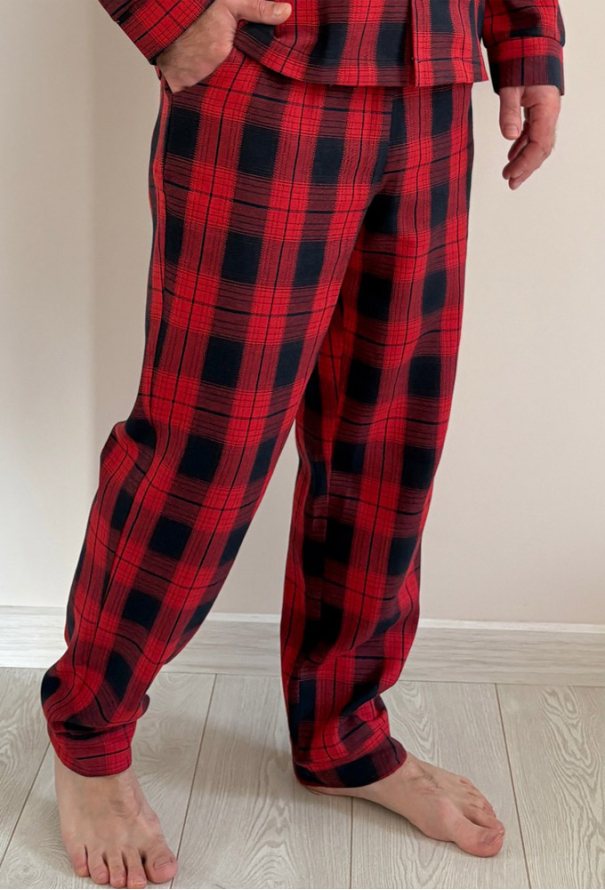 Пижама мужская фланелевая Glen Cosy F221P фото