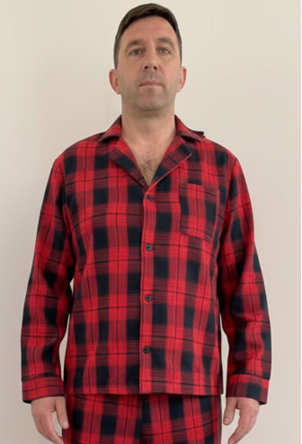 Пижама мужская фланелевая Glen Cosy F221P