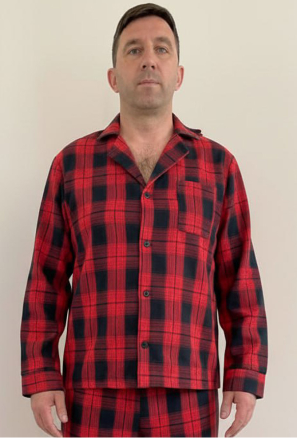 Пижама мужская фланелевая Glen Cosy F221P фото