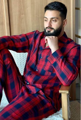 Піжама чоловіча фланелева Glen Cosy F221P