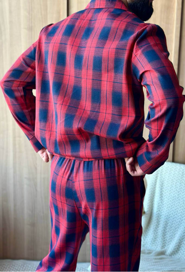 Пижама мужская фланелевая Glen Cosy F221P фото