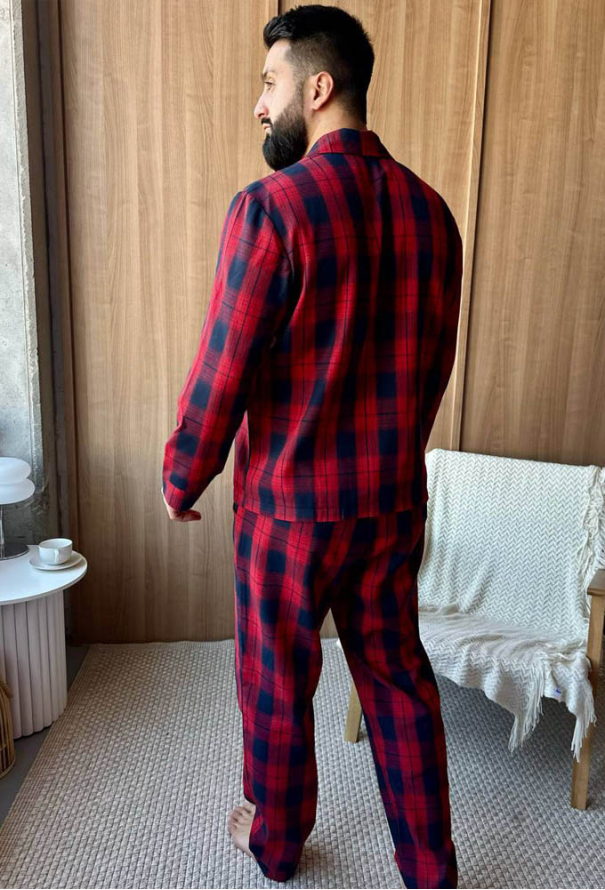 Пижама мужская фланелевая Glen Cosy F221P фото