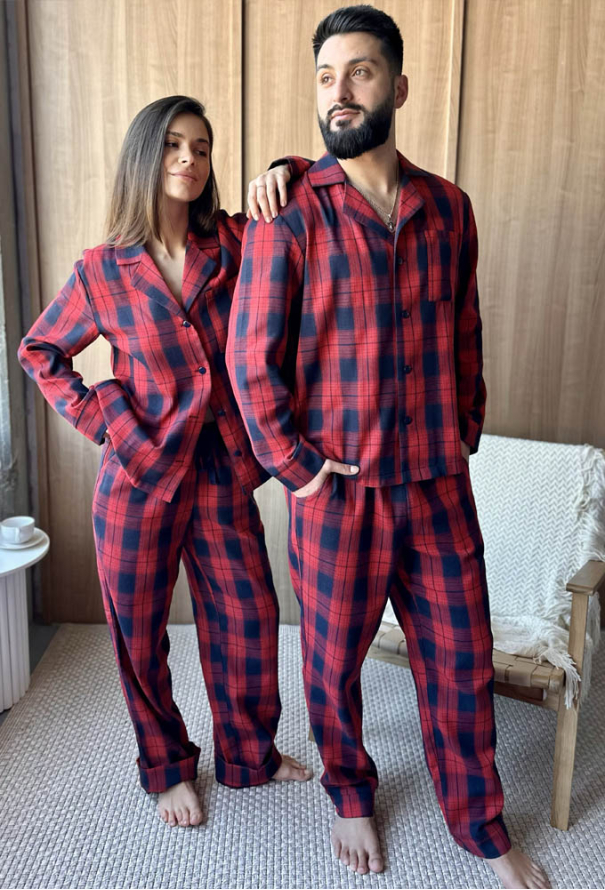 Пижама мужская фланелевая Glen Cosy F221P фото