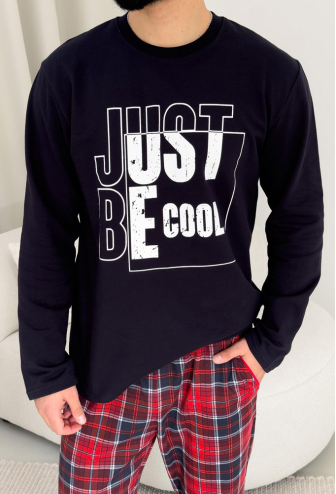 Пижама мужская байковая Just be Cool Cosy KMW07