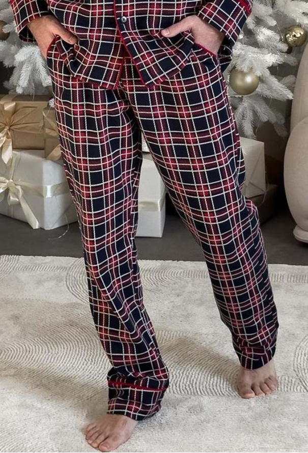 Піжама чоловіча байкова Oxford Cosy KMW40 фото