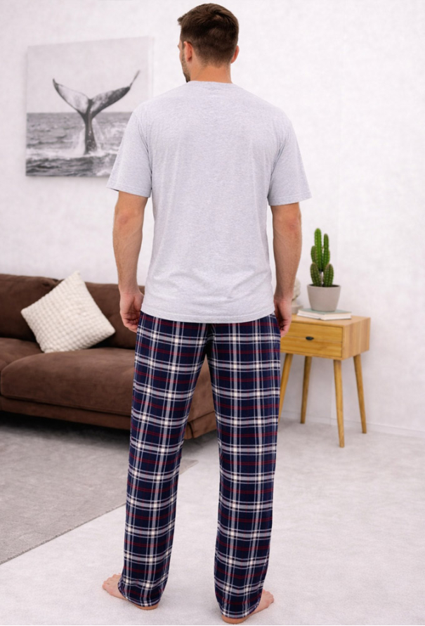 Піжама чоловіча бавовна Positive Thinking Cosy T350 фото