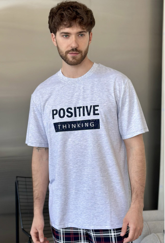 Пижама мужская хлопок Positive Thinking Cosy T350