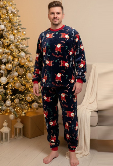 Пижама мужская велсофт Santa Cosy VEL060