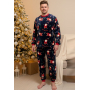 Пижама мужская велсофт Santa Cosy VEL060