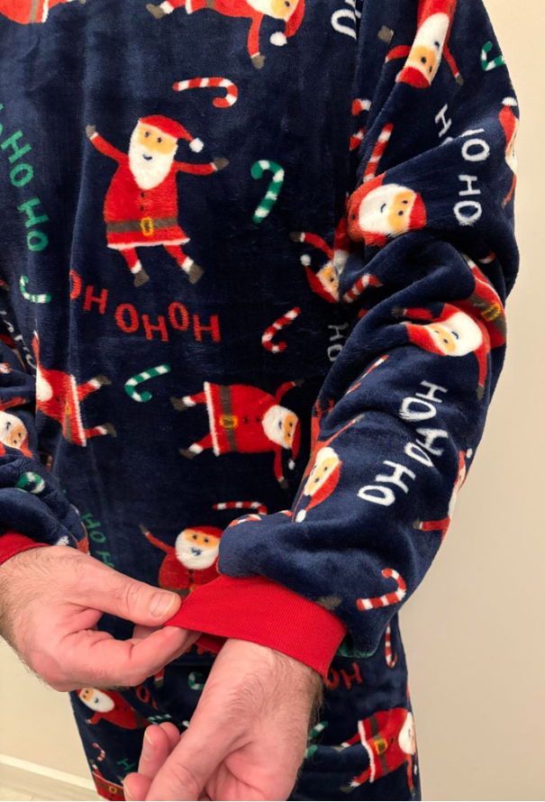 Пижама мужская велсофт Santa Cosy VEL060 фото