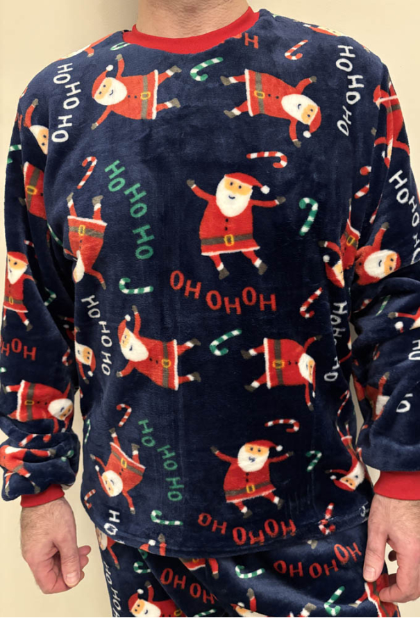 Пижама мужская велсофт Santa Cosy VEL060 фото