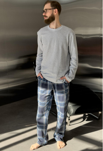 Пижама мужская байковая Скандинавия New Cosy KMW06/3