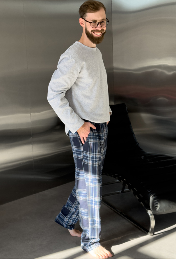 Пижама мужская байковая Скандинавия New Cosy KMW06/3 фото