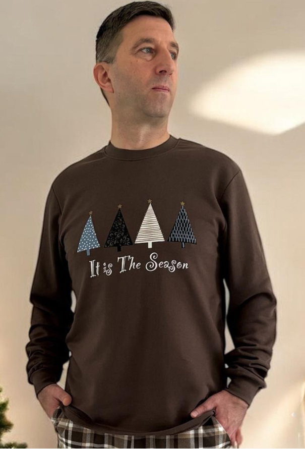 Пижама мужская байковая Святковий Затишок Cosy KMW50 фото