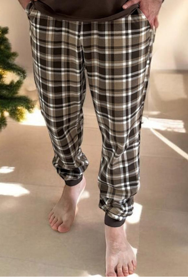 Пижама мужская байковая Святковий Затишок Cosy KMW50 фото