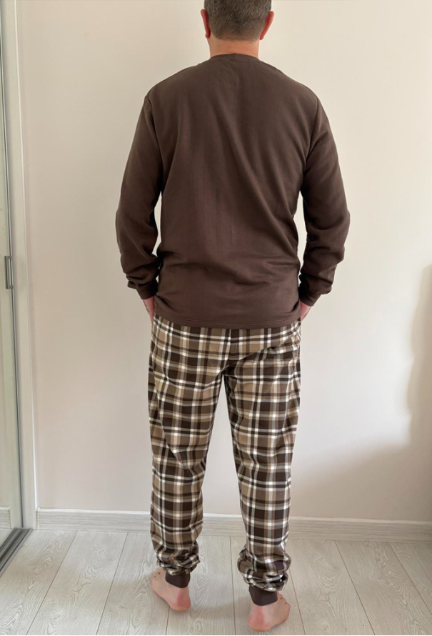 Пижама мужская байковая Святковий Затишок Cosy KMW50 фото