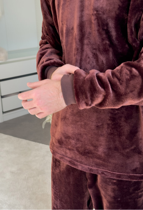 Пижама мужская велсофт Теплик Cosy VEL050 фото