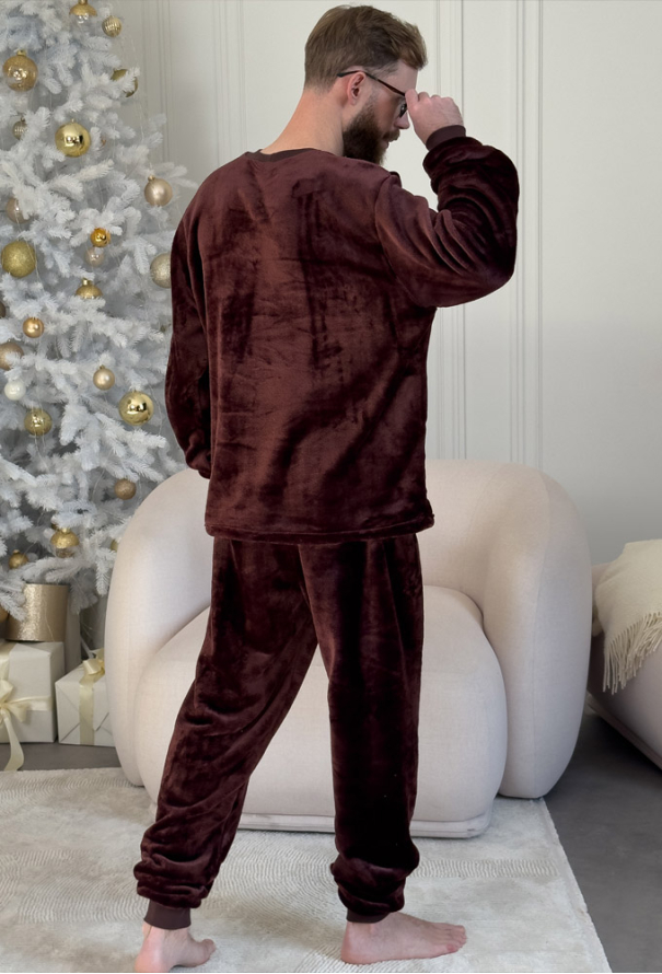 Пижама мужская велсофт Теплик Cosy VEL050 фото