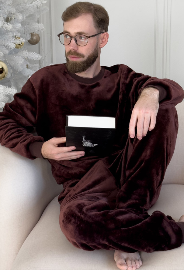 Пижама мужская велсофт Теплик Cosy VEL050 фото