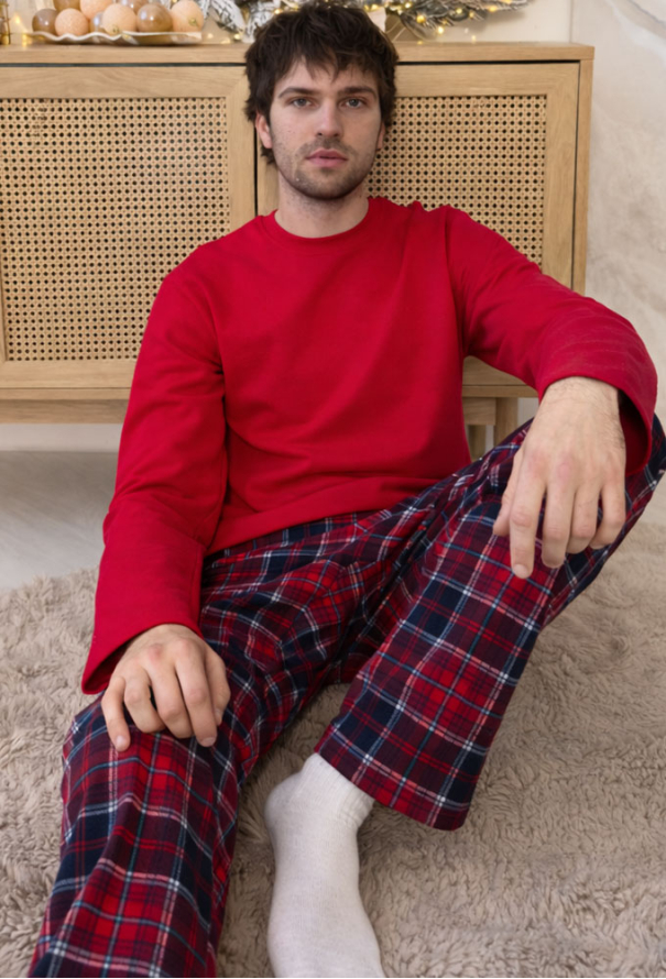 Пижама мужская байковая Winter Holiday Cosy KMW20/1 фото