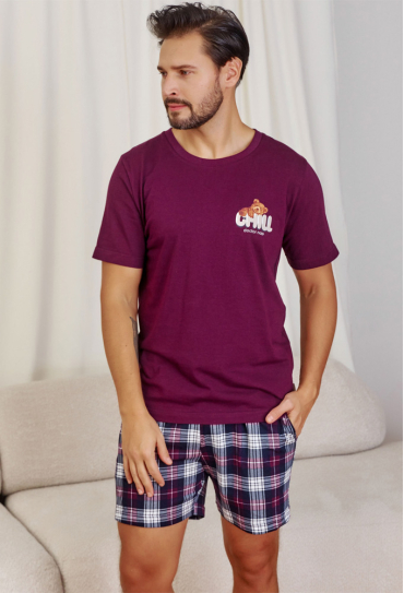 Піжама чоловіча бавовна Doctor Nap PMB.7201