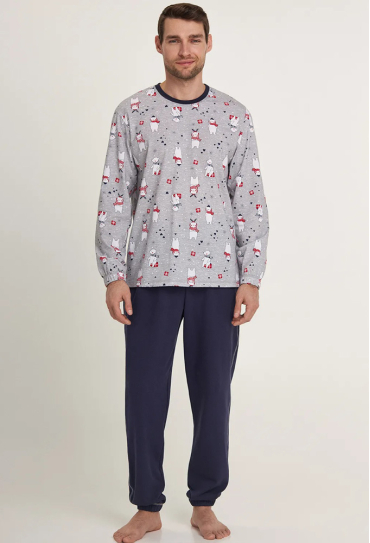 Пижама мужская байковая Bear Club Ellen MPF 0881/02/01