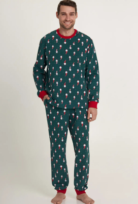 Пижама мужская байковая Happy Season Ellen MPF 0582/08/02