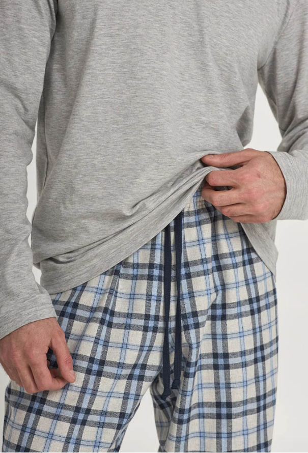 Піжама чоловіча байкова Mare Ellen MPK 0180/05/01 фото