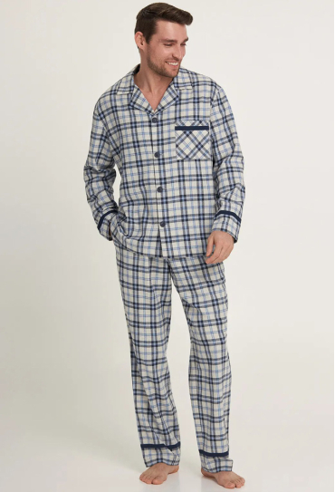 Піжама чоловіча байкова Mare Ellen MPL 5383/04/01