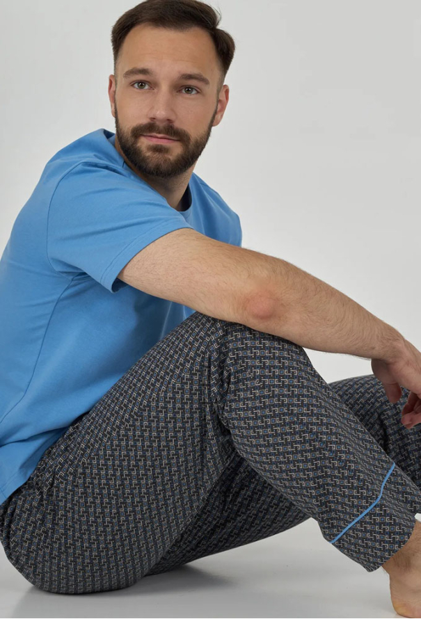 Пижама мужская хлопок Ralf Ellen MPK 2080/04/01 фото